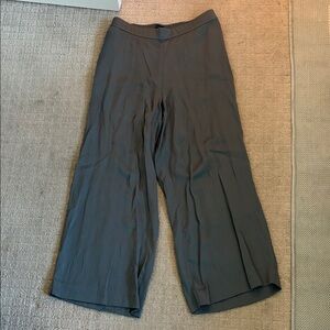 Ann Taylor Blue Gray Wide-Leg Dress Pants